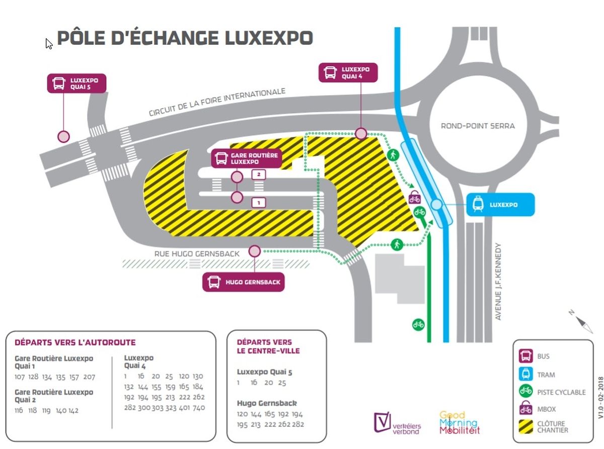 Ab Samstag wird der neue Busbahnhof in Betrieb genommen.