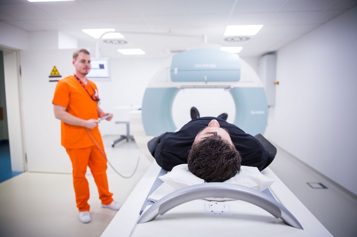 A CT scanner at Luxembourg's Emile Maryisch hospital Photo: Lex Kleren