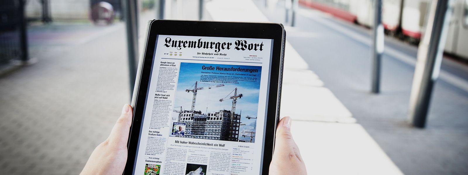 Das „Luxemburger Wort“ kann seine Reichweite stabilisieren. Dazu trägt auch die zunehmende Nutzung der E-Paper-Ausgabe bei.