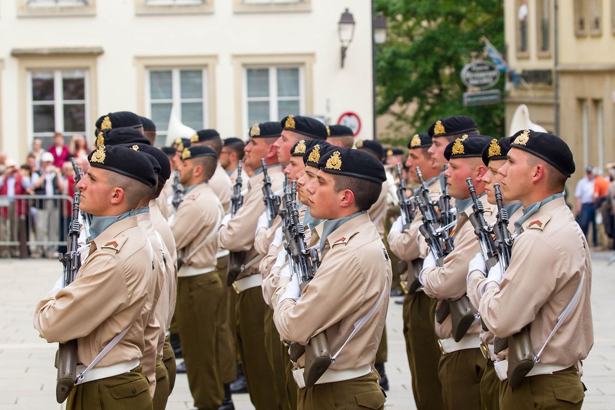 Die feierliche Wachablösung am Mittwochnachmittag.
