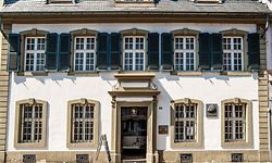 Zum Themendienst-Bericht «Von Trier nach London - Auf den Spuren von Karl Marx durch Westeuropa» von Christoph Driessen vom 13. Februar 2018: In diesem Haus wurde Karl Marx geboren. Es befindet sich in der Brückenstraße in Trier. 
(ACHTUNG - HANDOUT - Nur zur redaktionellen Verwendung durch Themendienst-Bezieher im Zusammenhang mit dem genannten Text und nur bei vollständiger Nennung des nachfolgenden Credits.) Foto: ttm Trier/dpa-tmn - Honorarfrei nur für Bezieher des dpa-Themendienstes +++ dpa-Themendienst +++