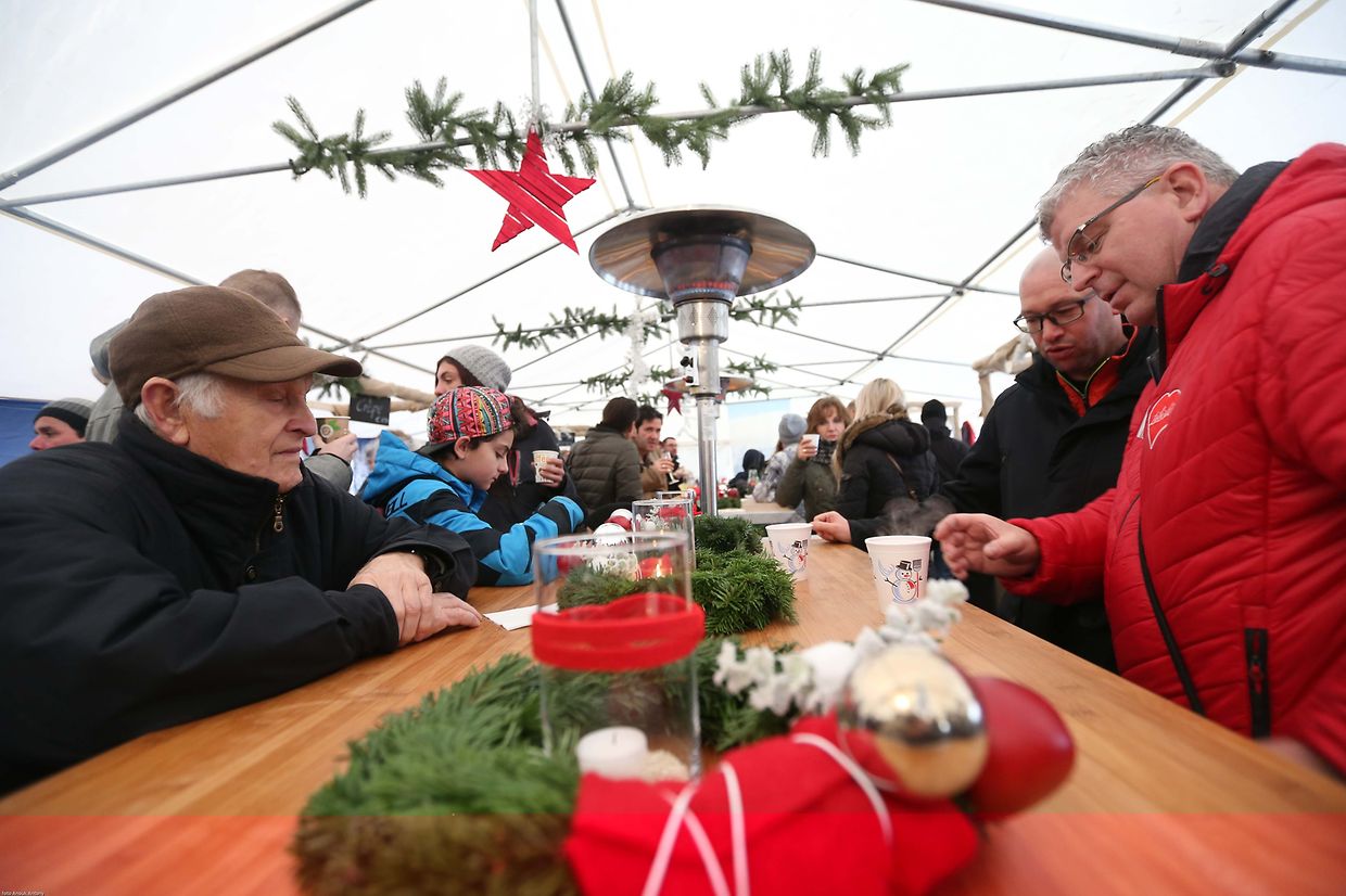 10.12.2017 Luxembourg, Kirchberg, Einweihung Tram, Tramsschienen, Mobilitéit , CFL, photo Anouk Antony