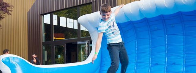 Das Entdecken exotischer Sportarten zählt zur "Nuit du sport" dazu.