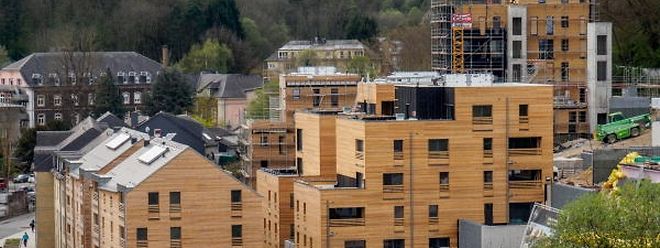 In Zentrum von Differdingen baut der Fonds du logement derzeit 75 Wohneinheiten.