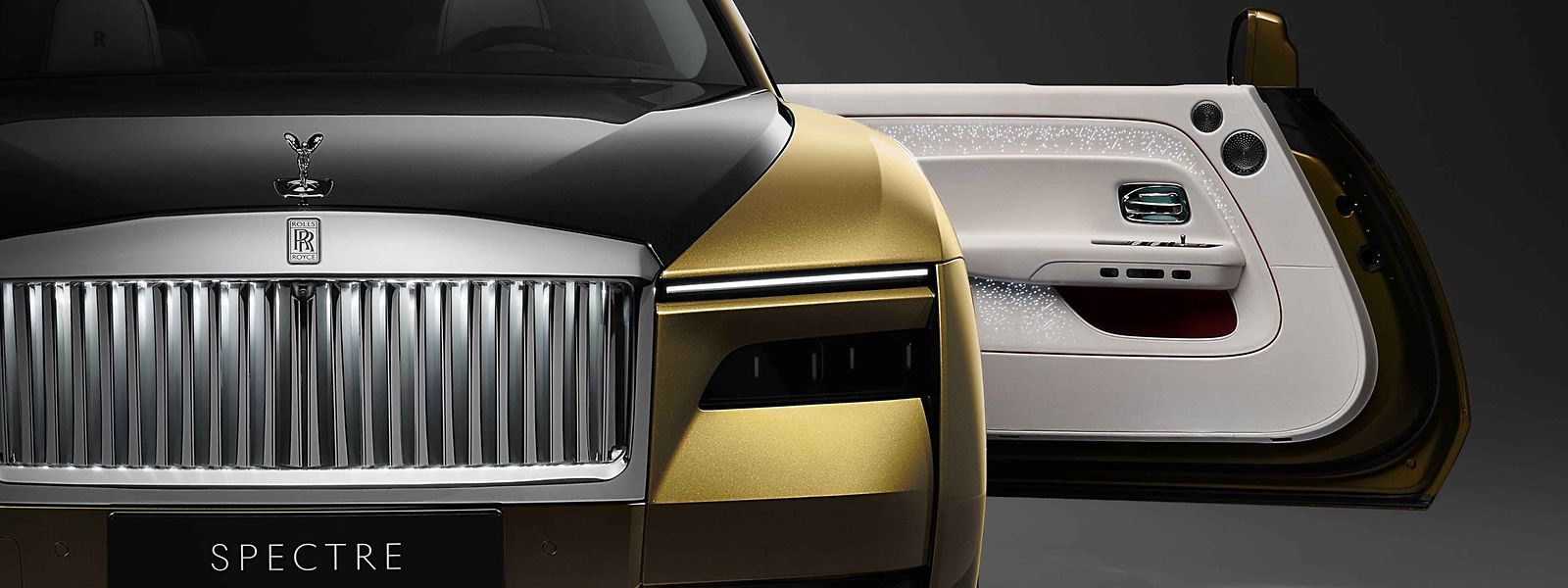 Auch beim elektrischen Rolls-Royce geht es im Inneren gewohnt luxuriös zu.