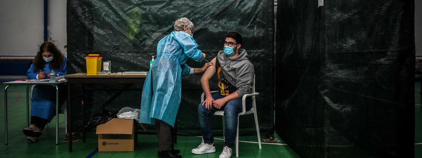 Vacinação na Ilha do Corvo