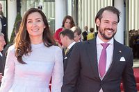 Prinz Félix und Ehefrau Claire während der Feierlichkeiten zum Nationalfeiertag 2018. 