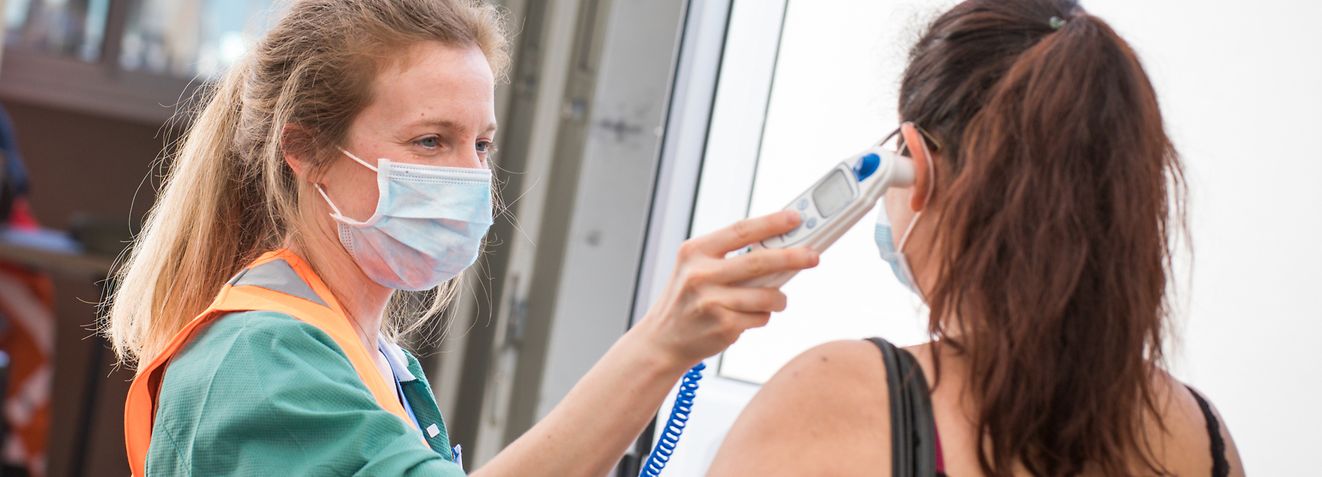 Coronavirus - Hôpital Kirchberg - COVID-19 - Notaufnahme Urgences  - Foto: Pierre Matgé/Luxemburger Wort