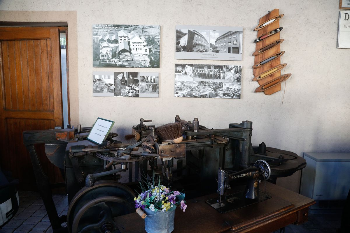 The small industrial museum remembers the textile past of Larochette