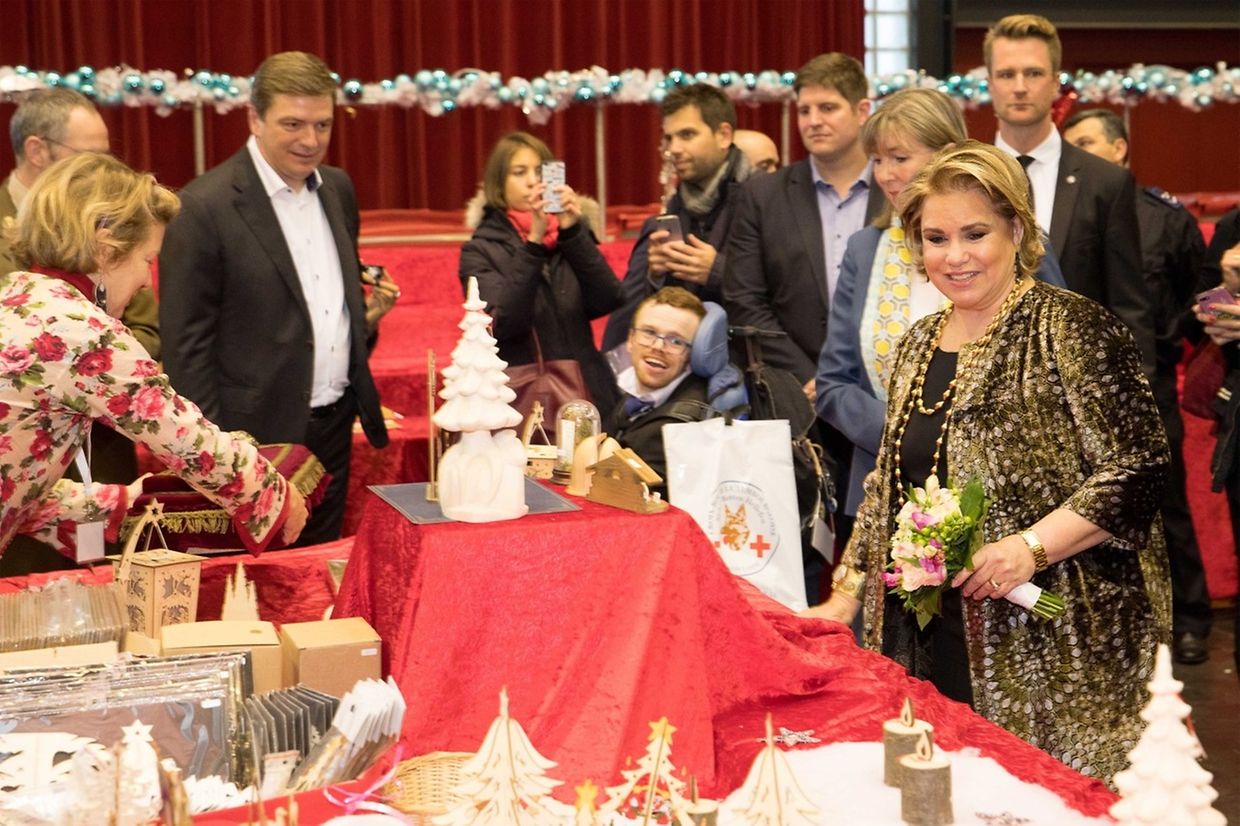 Der "Bazar" des Roten Kreuzes.