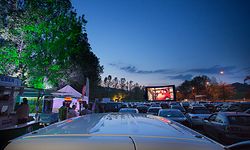 The Cine Sura Drive In Cinema, das Autokino am Echternacher See (2016) / Foto: Viktor Wittal