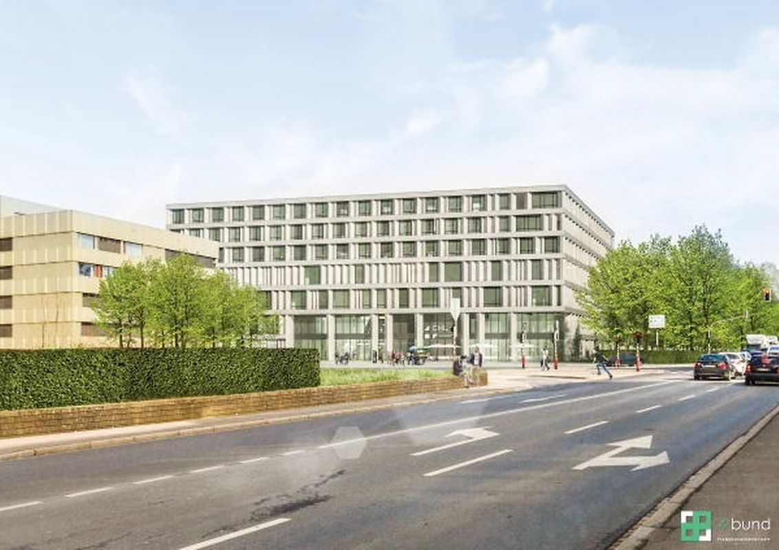 Das modulare und kompakte Gesundheitszentrum soll sich laut den Planern harmonisch in den urbanen Raum eingliedern.