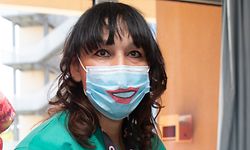 Lokales,Smiling masks/CHL Onkologie-ITV Laura Silva. Foto: Gerry Huberty/Luxemburger Wort