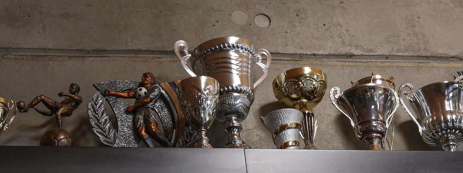In 100 Jahren Vereinsleben haben sich viele Pokale und Trophäen angesammelt.