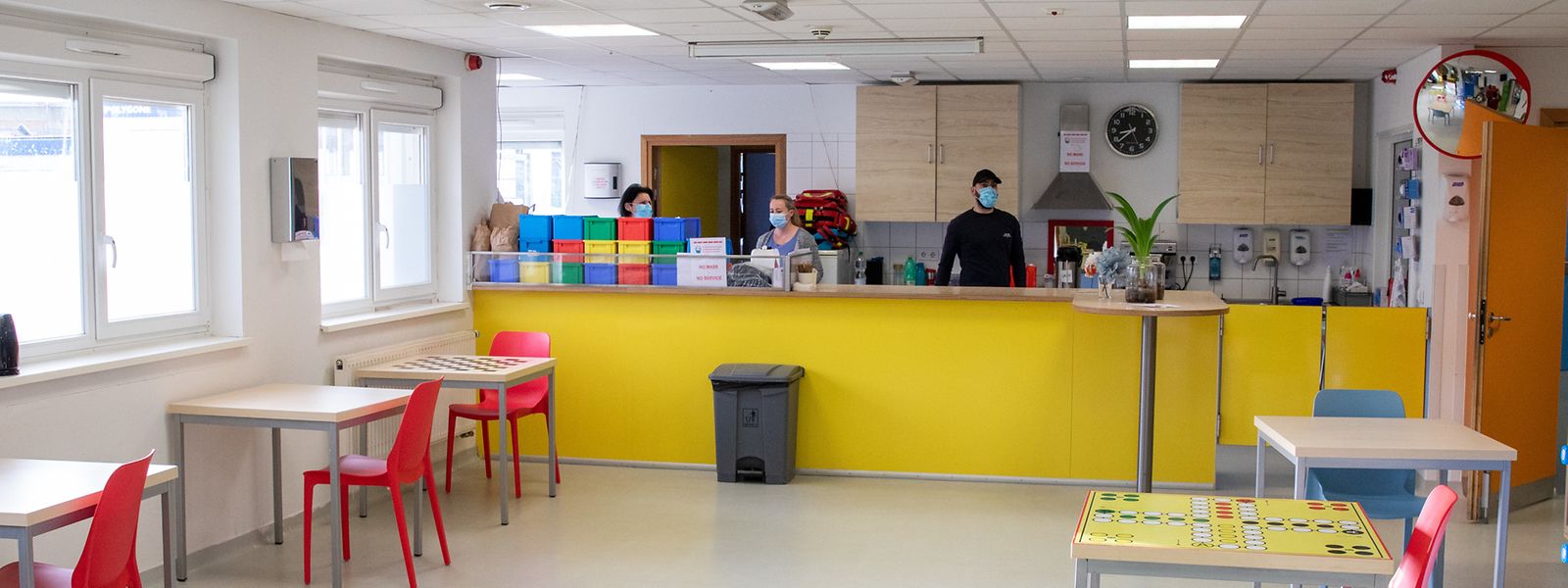 Le centre d'accueil à côté de la gare accueille 180 à 200 consommateurs réguliers.