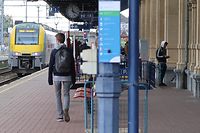 Gare d'Arlon. L'abonnement mensuel est passé de 93,50 euros à 80 euros pour les frontaliers belges