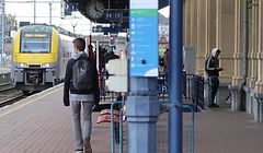 Gare d'Arlon. L'abonnement mensuel est passé de 93,50 euros à 80 euros pour les frontaliers belges