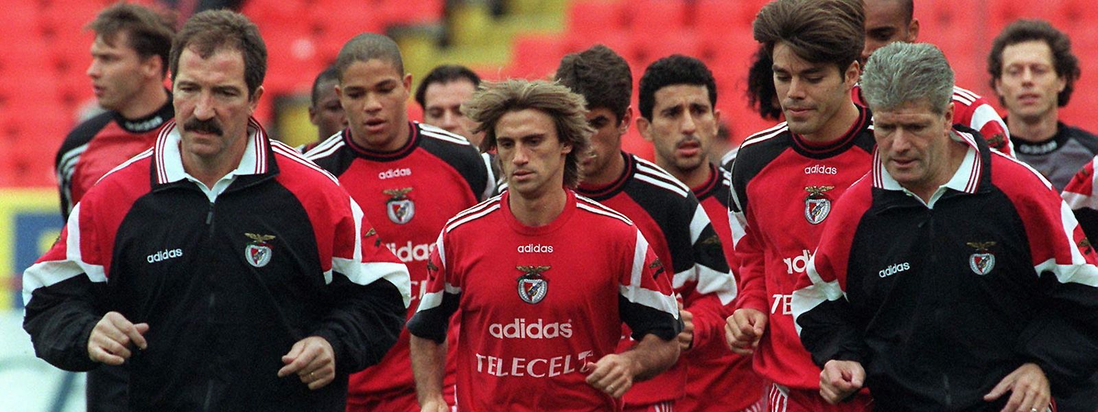 O escocês Graeme Souness, à esquerda na foto, foi treinador do Benfica entre 1997 e 1999. 