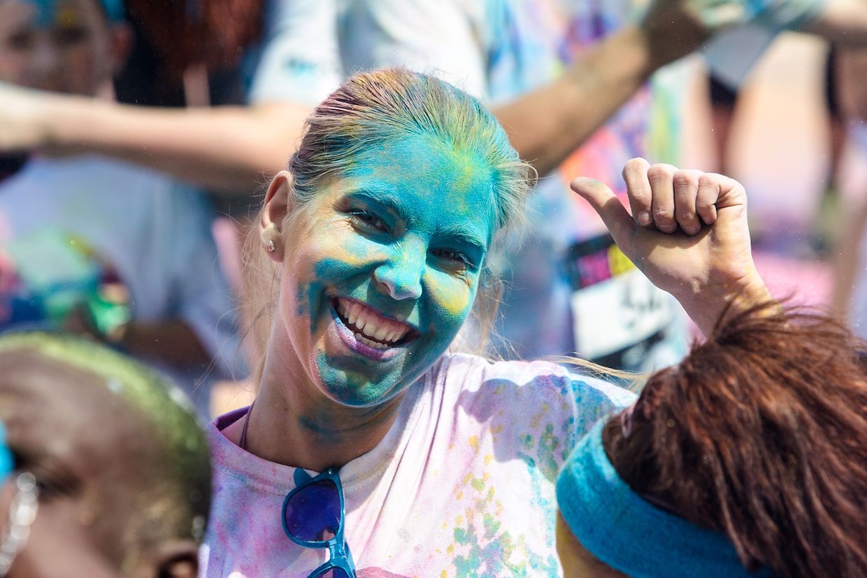 Color Run unicorn edition. Happiest 5k on the planet! Echternach 2017