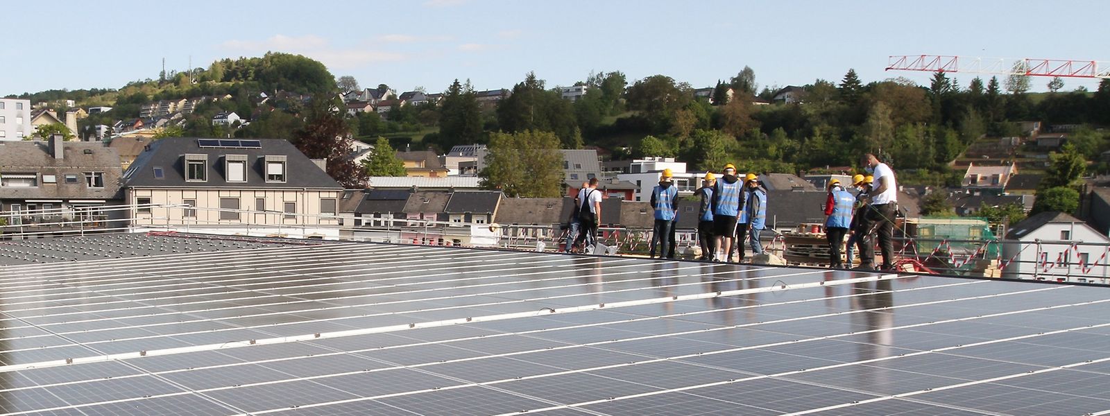 Les lycéens ont trouvé le site parfait pour mettre en pratique leur enseignement sur les techniques d'exploitation des énergies renouvelables.