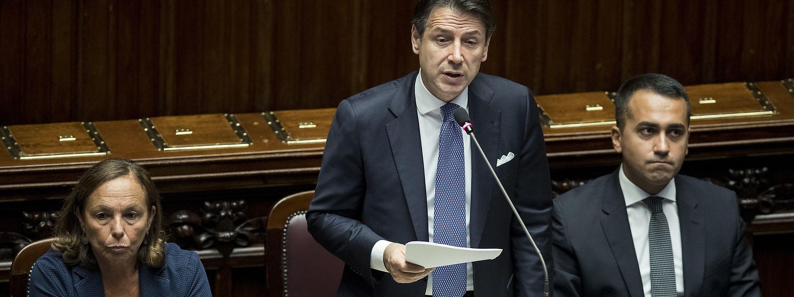 Vor dem entscheidenden Vertrauensvotum bat Conte das Parlament um Unterstützung seiner neuen linken Koalition. 