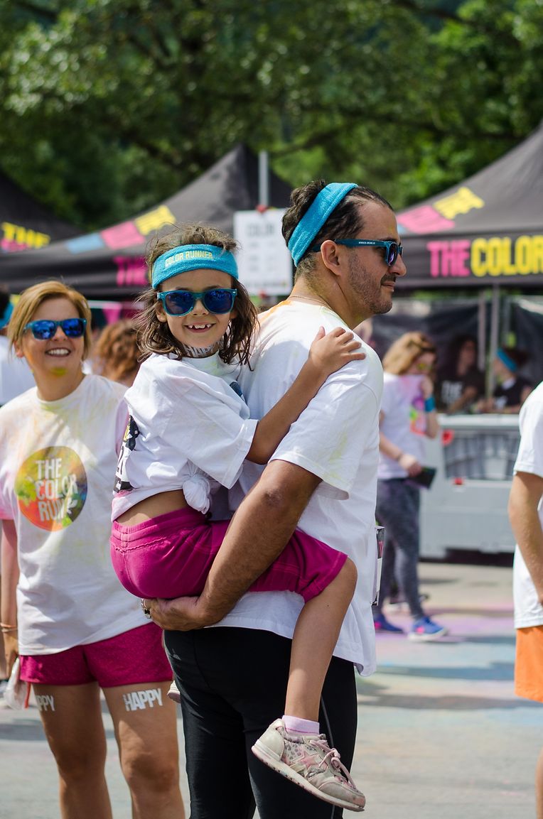 Color Run unicorn edition. Happiest 5k on the planet! Echternach 2017