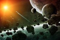 Les différentes matières récupérées sur les astéroïdes, comme des métaux, des hydrocarbures ou même de l'eau, seraient exploitées sur place et serviraient à construire des bases desquelles partirait une exploration spatiale plus lointaine. 