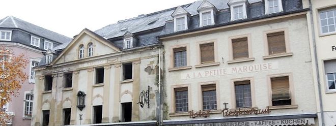 Kein schöner Anblick: Das Hotel "A La Petite Marquise" verfällt zusehends im Zentrum von Echternach.