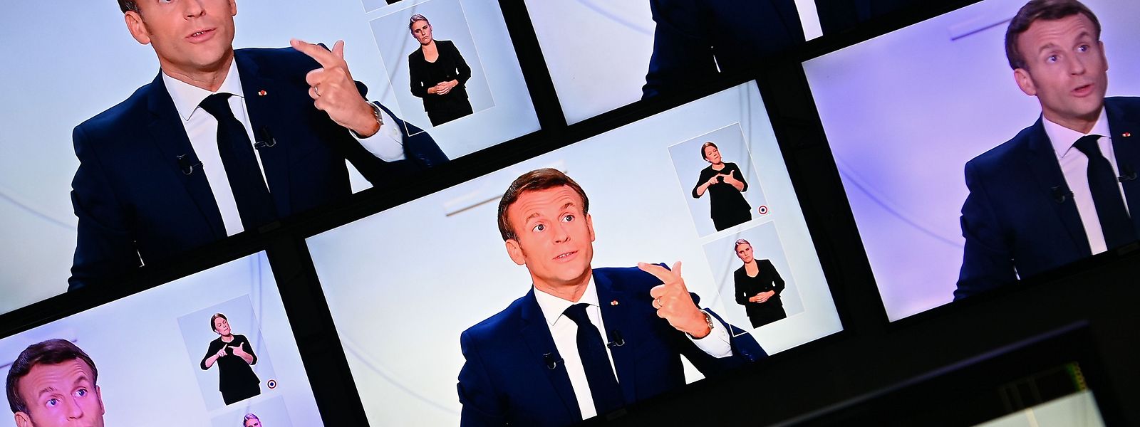 Frankreichs Präsident Emmanuel Macron hat sich am Mittwochabend in einer Fernsehansprache an das Volk gewandt.