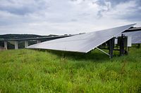 Solaranlage , Photovoltaikanlage , Langsur-Mesenich.Foto:Gerry Huberty