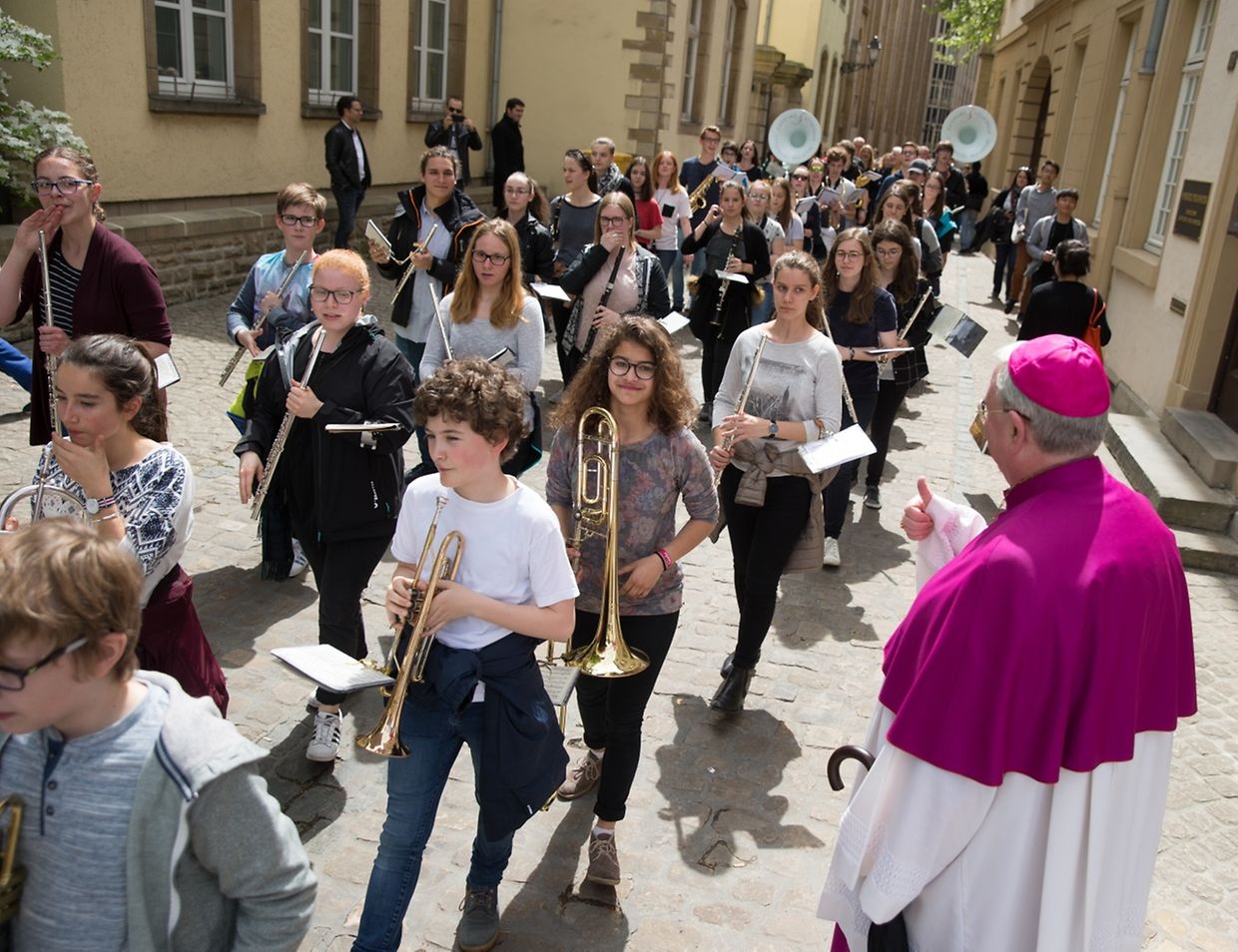 Messe für das Athenäum und die "Lycéen" der Stadt Luxemburg. 