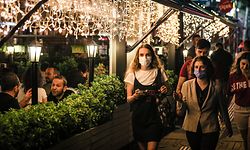 ANKARA, TURKEY - 2021/07/03: People eat at an open restaurant after midnight.
President of the Republic of Turkey, Recep Tayyip Erdogan, announced his decision to normalize after the cabinet meeting he held on June 21. As of July 1, while the weekend curfew was lifted in Turkey, many restrictions were lifted due to the decrease in COVID-19 cases, and then normal life was returned. (Photo by Tunahan Turhan/SOPA Images/LightRocket via Getty Images)
