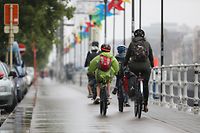 Politik, Fahrradwege in Brüssel, Foto: Guy Wolff/Luxemburger Wort