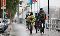 Politik, Fahrradwege in Brüssel, Foto: Guy Wolff/Luxemburger Wort
