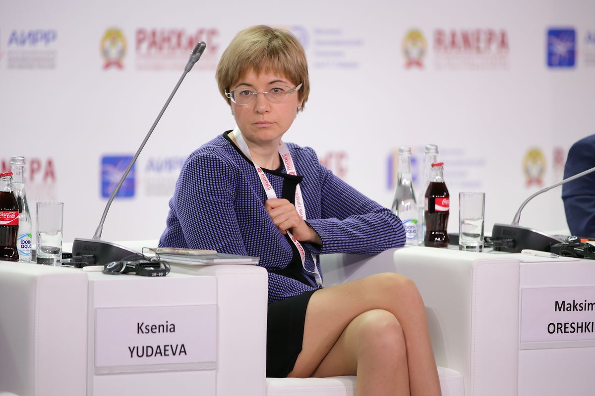 Ksenia Yudaeva is the first deputy chairman of the Russian central bank