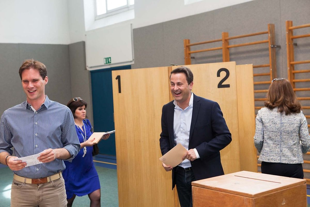 Auch Premierminister Xavier Bettel hat gewählt.