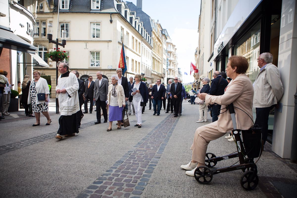 Schlussprozession der Oktave 2017 am 21. Mai.