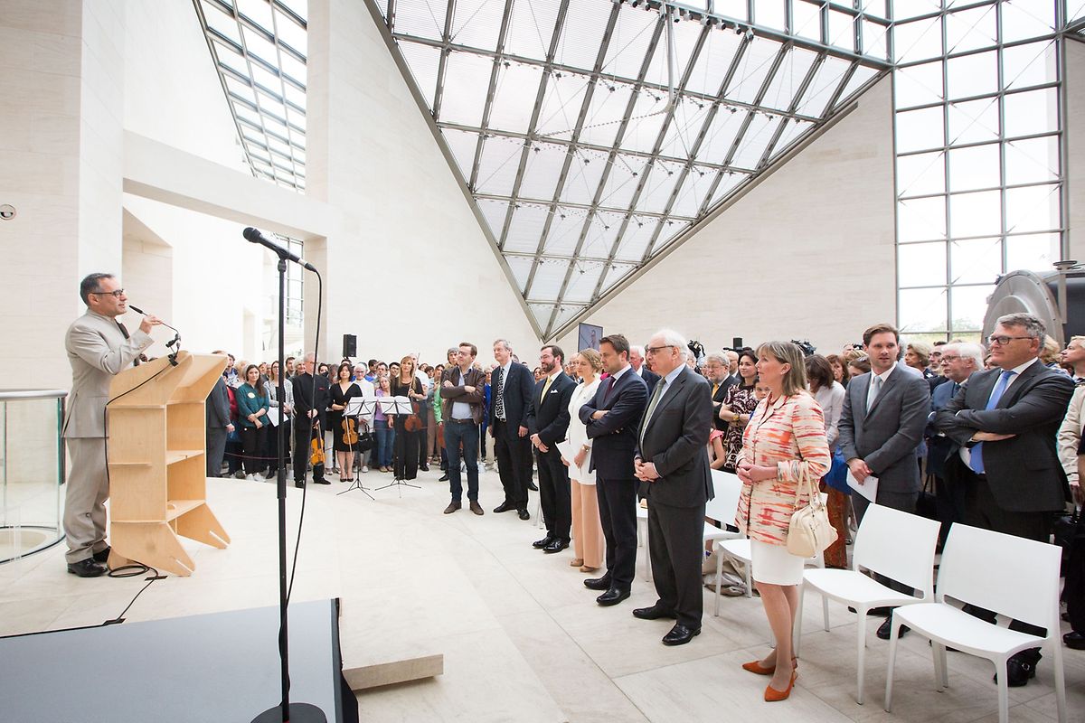 Impressionen der Jubiläumsfeier des Mudam, wo man von Samstag früh bis Sonntag Abend durchfeierte.