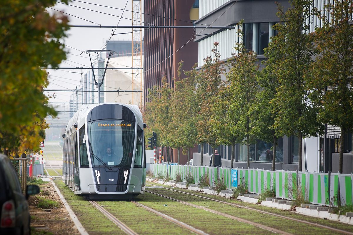 Around 110,000 passengers are expected to use the tram every day Photo: Lex Kleren
