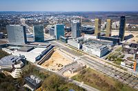 Coronavirus - Leere Plätze - Luxemburg - Lost City - Drone - bvd Kennedy - Kirchberg -  Foto: Pierre Matgé/Luxemburger Wort