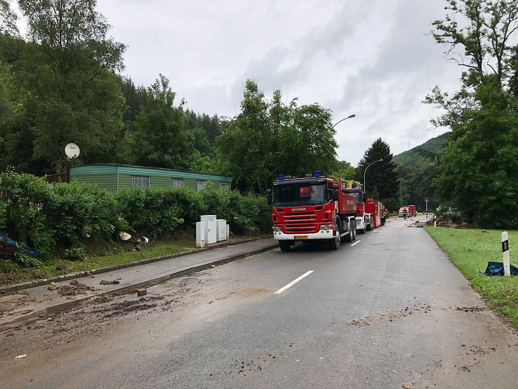 Das Hotel Le Cigalon in Müllerthal wurde schwer beschädigt.