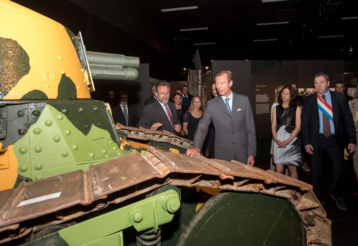 Besuch der Ausstellung "Lëtzebuerg an den Eischte Weltkrich".