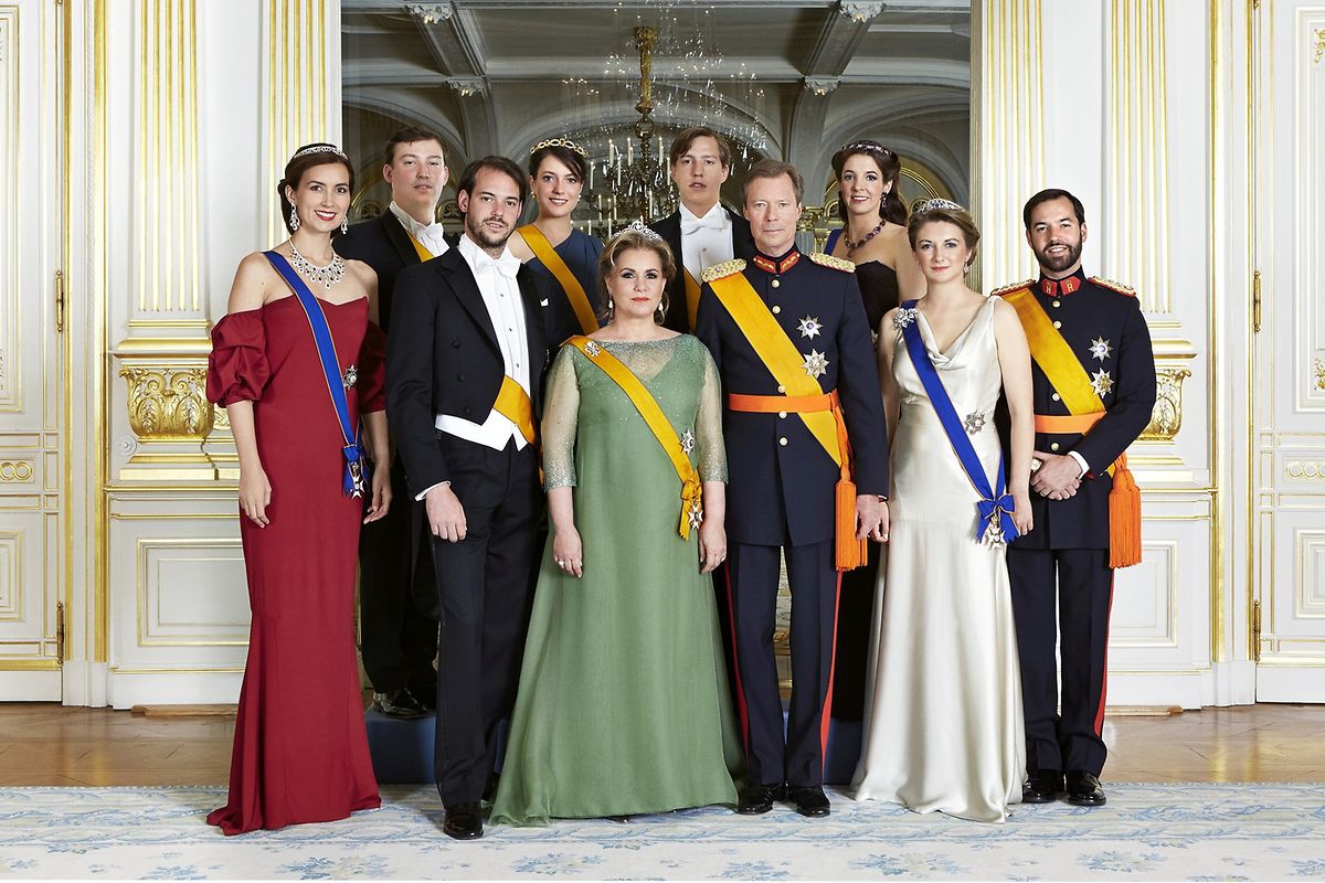 Ein aktuelles Bild der großherzoglichen Familie. 