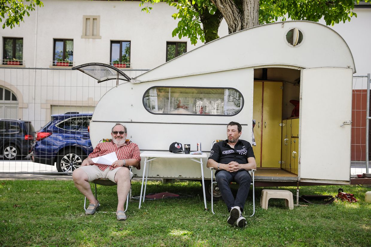 Noch bis Sonntag sind die US-Boliden in Stadtbredimus zu bestaunen.