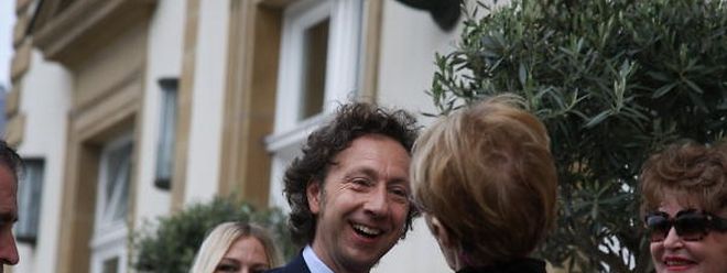 Der französische Journalist Stéphane Bern im Mai 2015 auf der Hochzeitsfeier von Premier Xavier Bettel und Gauthier Destenay.