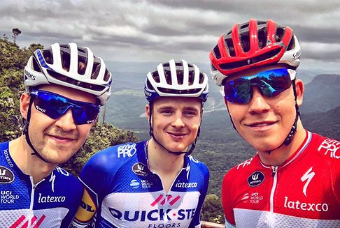 Cyclisme: Bob Jungels évite le drame en Afrique du Sud