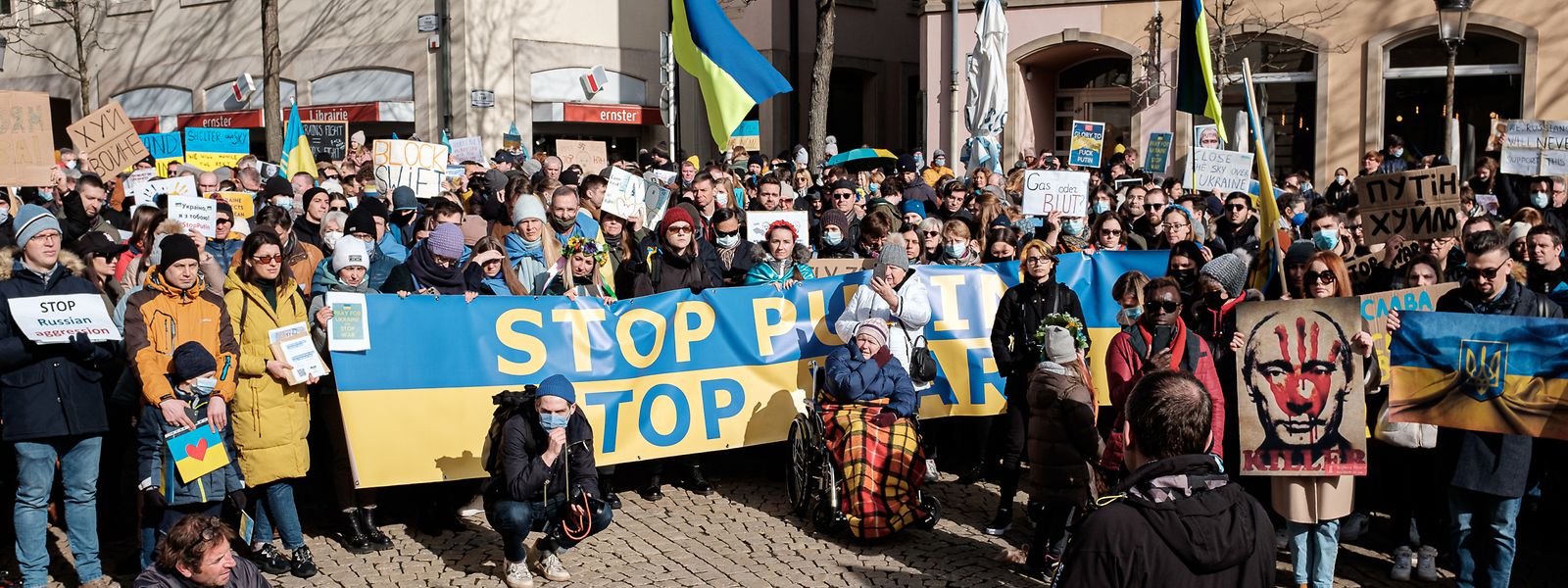 Pas loin de 1.000 personnes étaient présentes à Luxembourg-ville le week-end dernier pour la manifestation en soutien au peuple ukrainien.