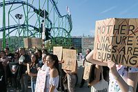 Zuletzt hatten die jungen Aktivisten von Youth for Climate Luxembourg während der offiziellen Einweihung der Schobermesse in Luxemburg-Stadt demonstriert. 
