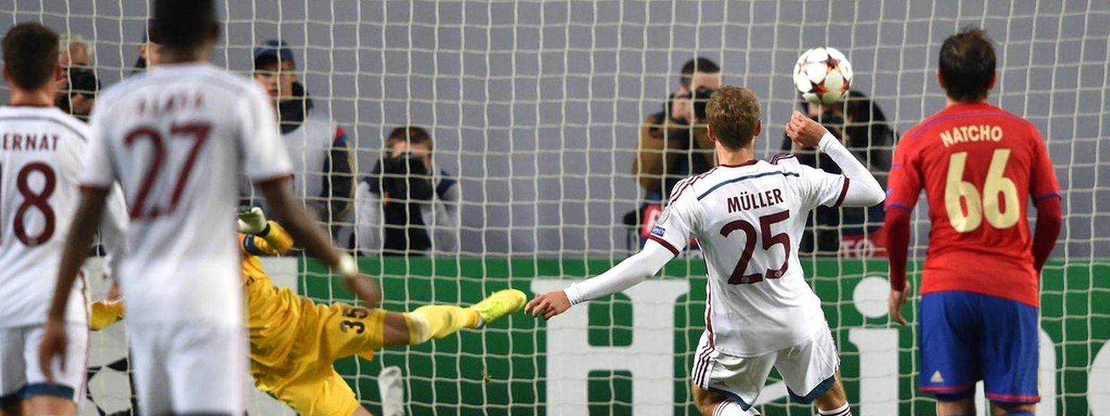 Thomas Müller erzielte in der 22.' das einzige Tor der Partie.