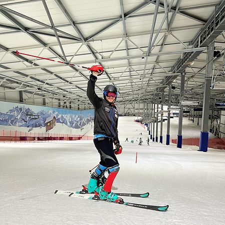 In Zukunft könnten Matthieu Osch und Co. die nationalen Slalom-Meisterschaften in einer Skihalle fahren.